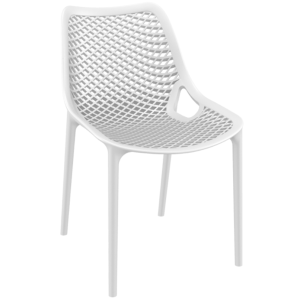 Kassandra Poly Side Chair - White