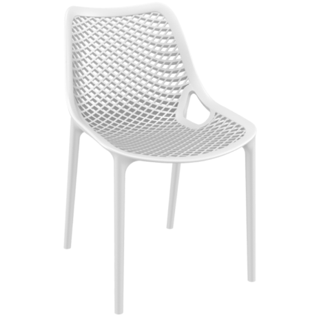 Kassandra Poly Side Chair - White