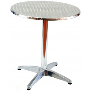 Stainless Steel Moulded Table 700mm, Round