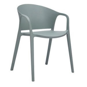 Eco Arm Chair Polypropylene - Moss Grey
