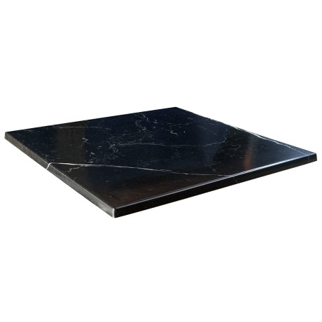 800mm Square Heatproof Table Top - BLACK MARBLE 800mm Square Heatproof Table Top - BLACK MARBLE
